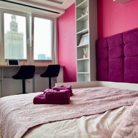 ワルシャワ-- View City Center Pink --アパートメント エクステリア 写真
